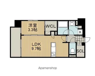 クリオラベルヴィ名古屋花の木【6階】の間取り