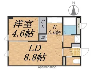 LAPEL241B【1階】の間取り