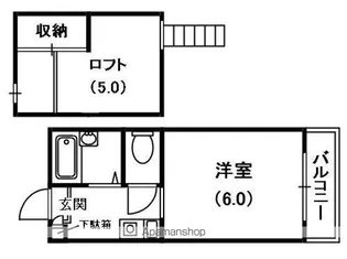 フォーレストヌカタ【1階】の間取り