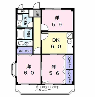 シャトレ純【1階】の間取り