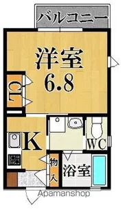 シャーメゾン ホマレ【2階】の間取り