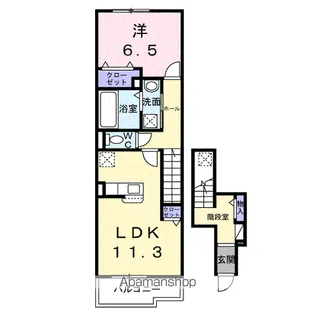 プラシードⅡ【2階】の間取り