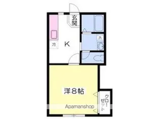 ブランドール高峯弐号館【101号室】の間取り