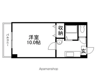 アジュール下中野【3階】の間取り