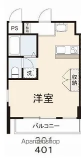 コリドールシュッド【3階】の間取り