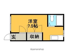 レジデンス手稲【203号室】の間取り