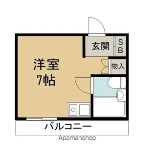 サンハイツ石橋【2階】の間取り