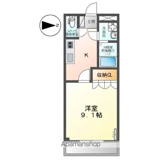 ティアラ【2階】の間取り