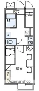 レオパレスインバルカ【1階】の間取り