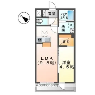 ヴィラージュK【2階】の間取り