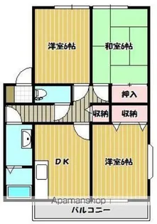 サンハイツ春日【201号室】の間取り