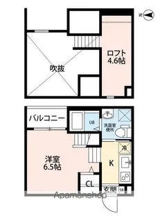 ラフィーネ【1階】の間取り