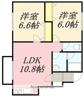 日吉ヶ丘ハイツ【101号室】の間取り