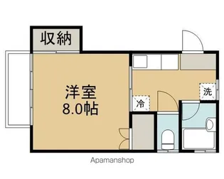 第3伸陽閣【3号室】の間取り