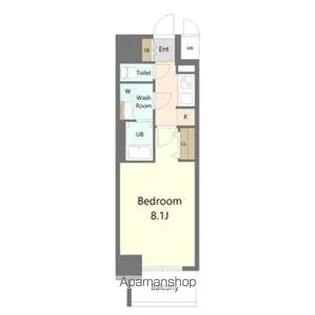 SーRESIDENCE堀田駅前FUTUR(フチュール)【2階】の間取り