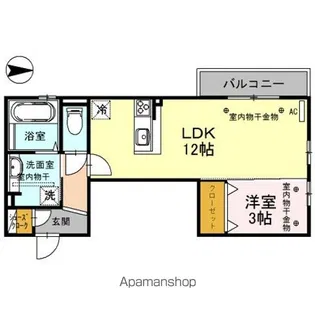 セジュールWILL【3階】の間取り
