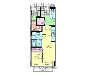 ポルトボナー【101号室】の間取り