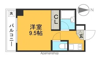 1Rの間取り画像