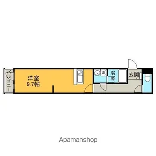ヨーロピアン今宿【2階】の間取り