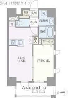 ライトテラス浅草【8階】の間取り