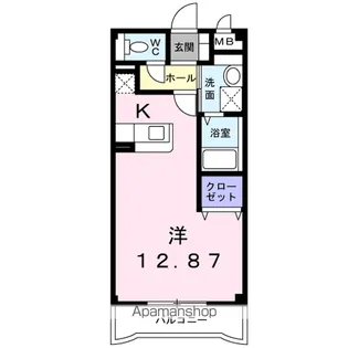 ア・ラ・モ−ド【2階】の間取り
