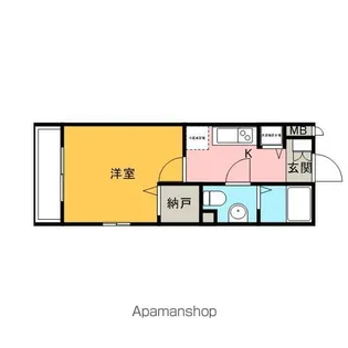 山手ヒルズ 弐番館【1階】の間取り