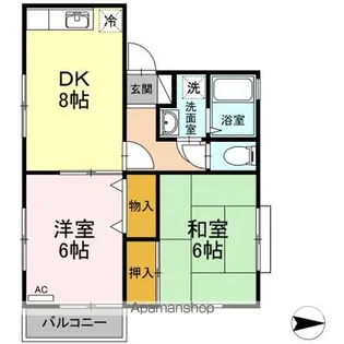 グローヴ I【1階】の間取り