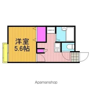 レオパレスリトルマウンティンⅢ【1階】の間取り