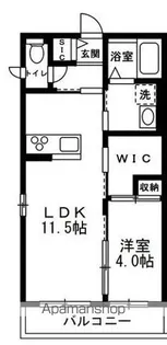 ハンドⅣ【2階】の間取り