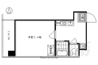セント綾大宮【403号室】の間取り