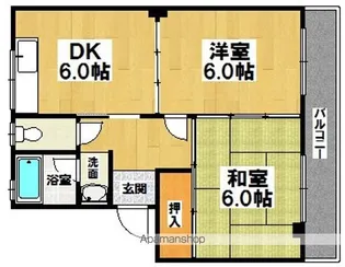 仁山田ハイツ【3階】の間取り