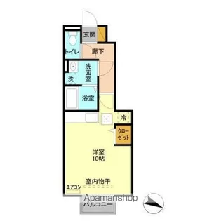 ロイヤル ブルー オーシャン A【1階】の間取り