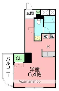 AZENIA【804号室】の間取り