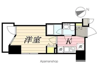 ディアレイシャス横浜WEST【8階】の間取り
