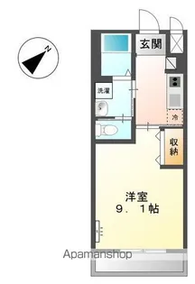プログレス R&Y【207号室】の間取り