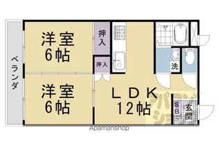 エミール【303号室】の間取り