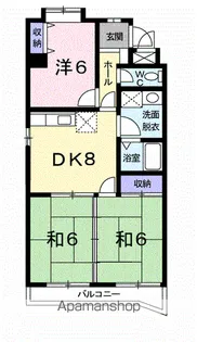 岐阜県岐阜市岩栄町2丁目【マンション】の間取り