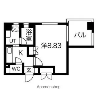 アールズコート千種イースト【5階】の間取り