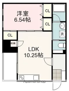 南町セゾンヴェール パートⅠ【402号室】の間取り