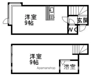 AMS文京台南町19A【104号室】の間取り