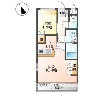 グランチェスタ【1階】の間取り