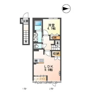 ルミエール宮路【202号室】の間取り