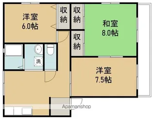 ハイツKS【101号室】の間取り