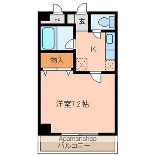 ガーデンプレイスT&T【2階】の間取り