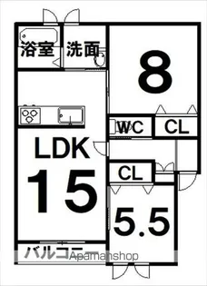 カオマンガイ【2階】の間取り