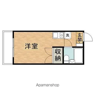 コンフォスタジオ永山【1階】の間取り