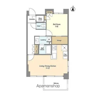 コンフォリア西早稲田【3階】の間取り