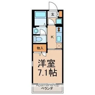 エクセルマンション【1階】の間取り