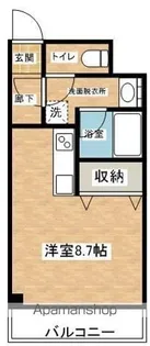 サンパークTAKANAO【308号室】の間取り