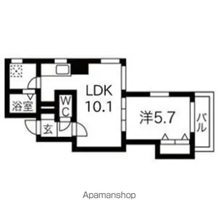 ブルーミン本郷【4階】の間取り